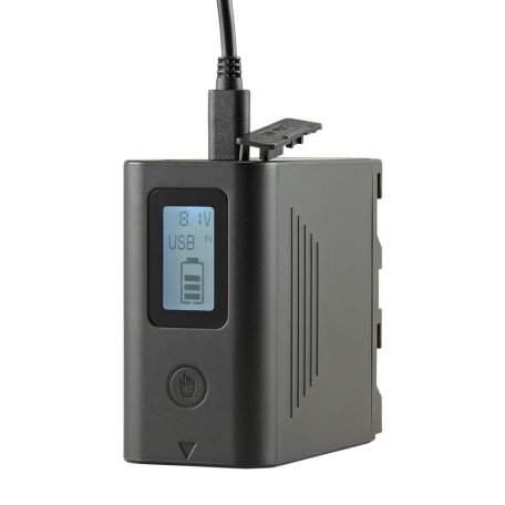 (Jupio) *ProLine* NP-F970 LCD (Micro USB + USB-C bemenet / USB 5V 2.1A kimenet) 10050mAh Ean Kód: 8719743933187