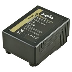   (Jupio) *ProLine* Négyzet alakú V-bajonettes akkumulátor (Cine-kamerák/RED Raven/Dragon/...) 14,8v 6400mAh (95Wh) - LED kijelző, D-Tap és USB 5V DC kimenet Ean Kód: 8719743930346