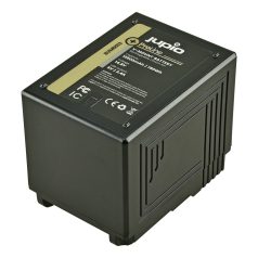   (Jupio) *ProLine* Négyzet alakú V-bajonettes akkumulátor (Cine-kamerák/RED Raven/Dragon/...) 14.8v 12800mAh (190Wh) - LED kijelző, D-Tap és USB 5V DC kimenet Ean Kód: 8719743930360