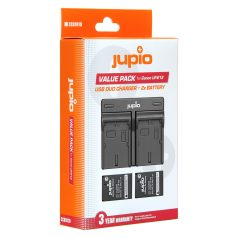   (Jupio) Jupio Value Pack: 2x LP-E12 akkumulátor + USB kettős töltő Ean Kód: 8719743932791
