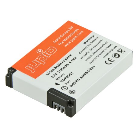 (Jupio) GoPro AHDBT-001, AHDBT-002 (HD Hero / HD Hero 2 / HD Hero 960) 1100 mAh Ean Kód: 8718226229359