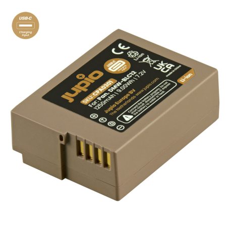 (Jupio) DMW-BLC12 *ULTRA C* (USB-C bemenet) 1250mAh Ean Kód: 8719743934818