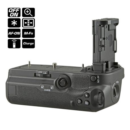 (Jupio) Elemtartó Canon EOS R5 / R5c / R6 / R6 Mark II (BG-R10) + 2,4 GHz-es vezeték nélküli távirányítóhoz Ean Kód: 8719743934238