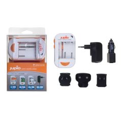 Jupio Kompakt univerzális Li-ion + AA/AAA + USB töltő