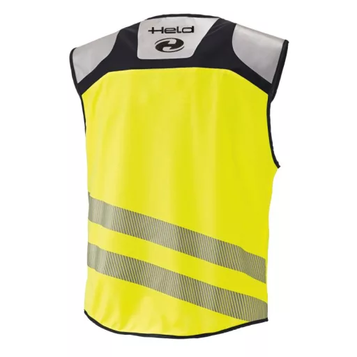 HELD motoros textil ruházat, Flashlight II, fekete-neonsárga, Méret: XXXL