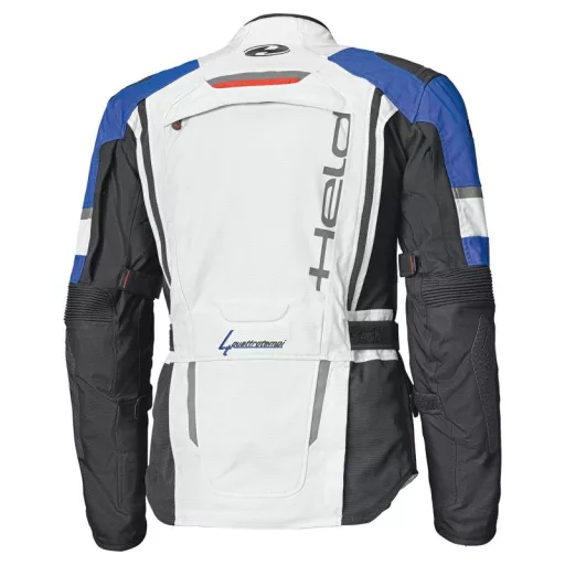 HELD motoros textil ruházat,Carese Evo,szürke-piros,Méret: D-S