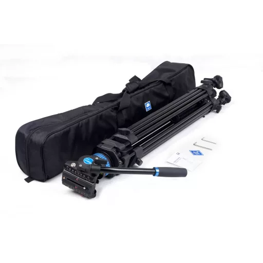 SIRUI SH-25 alumínium broadcast tripod fluid videófejjeljel