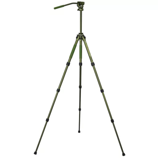 SIRUI Pilot CT04 alumínium tripod CT5 videófejjel