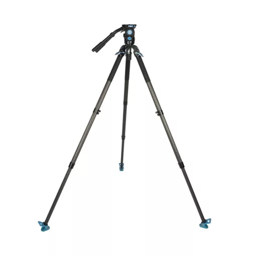 SIRUI Rapid SVT75 Lite egylépeses magasságállítású tripod készlet SVH15 fluid videófejjel