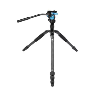   SIRUI T-024SK Fekete Szénszálas Állvány VA-5X Videó Fejjel