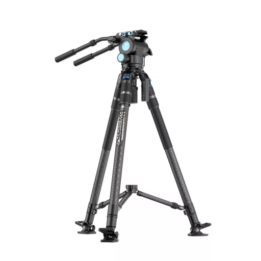 SIRUI Rapid SVS75 egylépeses magasságállítású tripod VHS10 fluid videófejjel