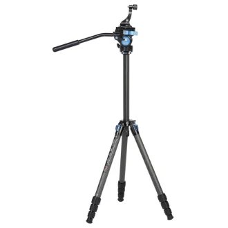   SIRUI Superb Traveler 124 karbon utazóállvány VA-5X videófejjel és BA-1 binokulár tartóval