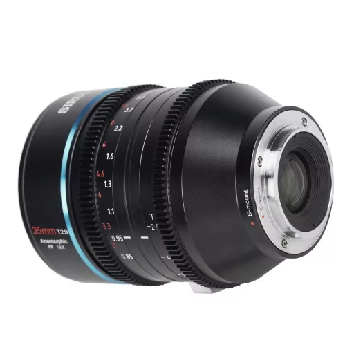 SIRUI Venus 35mm T2.9 1.6x full frame anamorf objektív Sony E bajonettel és SIRUI ADP125X 1.25x anamorf adapterrel