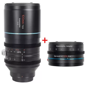   SIRUI Venus 100mm T2.9 1.6x Full Frame anamorf objektív Sony E bajonettel és SIRUI ADP125X 1.25x anamorf adapterrel