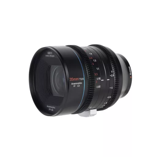 SIRUI Venus 35mm+100mm anamorf objektívek Canon RF bajonettel és SIRUI ADP125X 1.25x anamorf adapterrel kemény tokban