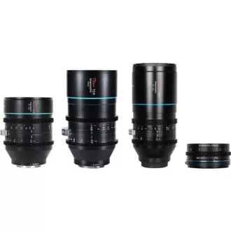   SIRUI Venus T2.9 1.6X trio anamorf objektív készlet Sony E bajonettel és ADP125X adapterrel