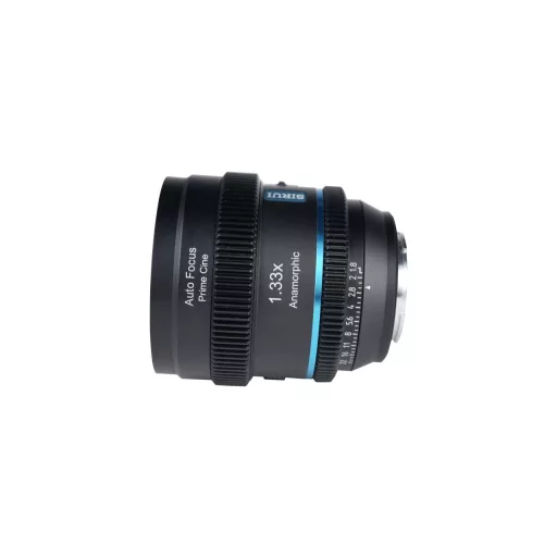 Sirui 20mm T1.8 1.33x S35 AF Autofókuszos Anamorf objektív Sony E bajonettel (kék becsillanás)
