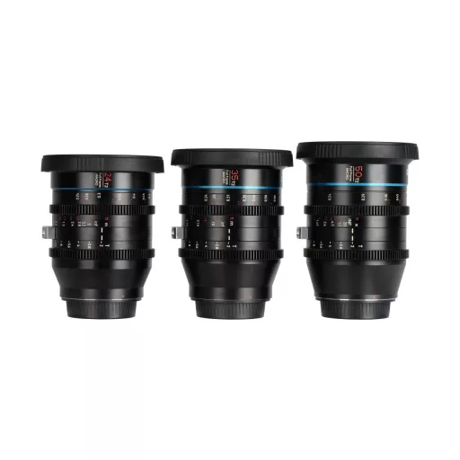 SIRUI Jupiter Full Frame makró cine objektív készlet Canon EF bajonettel (24mm, 35mm, 50mm)