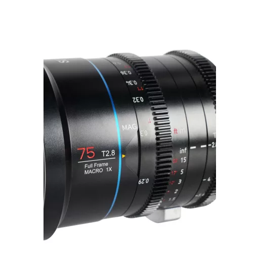SIRUI Jupiter 75mm T2.8 Full Frame makró cine objektív Canon EF bajonettel