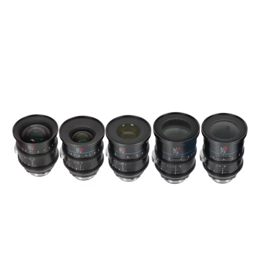 SIRUI Jupiter Full Frame makró cine objektív készlet Arri PL bajonettel (24mm, 35mm, 50mm, 75mm, 100mm)