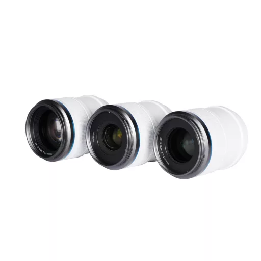 SIRUI Sniper F1.2 APS-C AF Trio objektív készlet Nikon Z bajonettel (fehér)