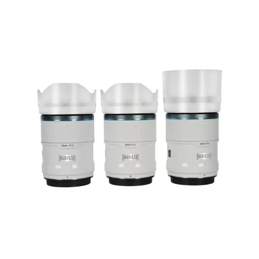 SIRUI Sniper F1.2 APS-C AF Trio objektív készlet Nikon Z bajonettel (fehér)