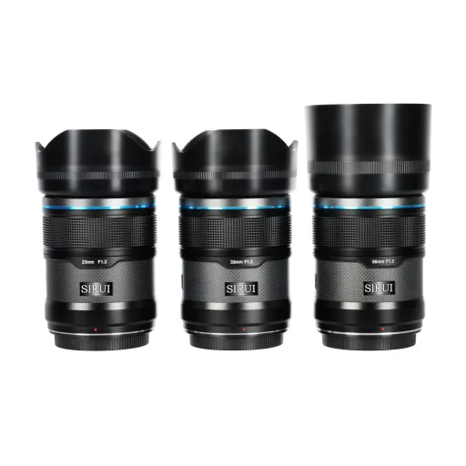 SIRUI Sniper F1.2 APS-C AF Trio objektív készlet Sony E bajonettel (fekete)