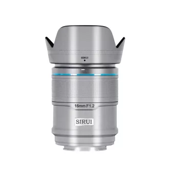   SIRUI Sniper 16mm-es F1.2 APS-C AF objektív Fuji X bajonettel (ezüst)