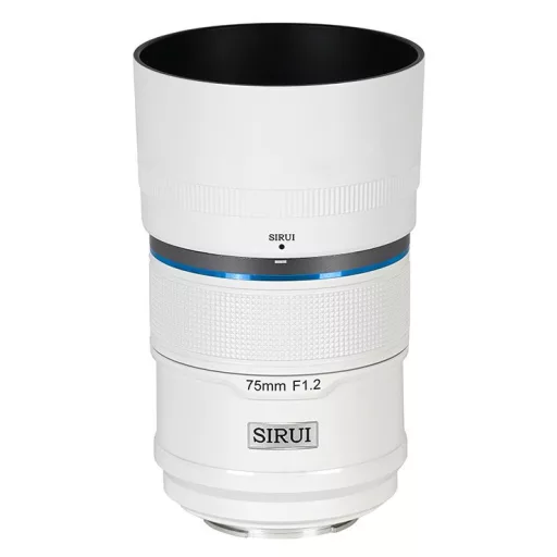 SIRUI Sniper 75mm-es F1.2 APSC AF objektív Sony E bajonettel (fehér)