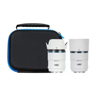   SIRUI Sniper F1.2 APS-C AF Duo objektív készlet Sony E bajonettel (fehér)