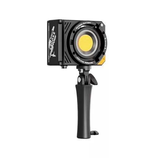 SIRUI C300X II 300W-os két színű (bi-color) LED stúdiólámpa reflektorral, markolattal, hordtáskával és mobilalkalmazásos vezérléssel.