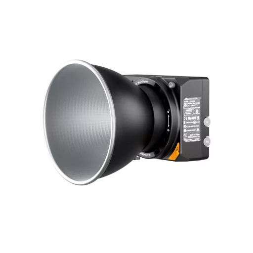 SIRUI C300X II 300W-os két színű (bi-color) LED stúdiólámpa reflektorral, markolattal, hordtáskával és mobilalkalmazásos vezérléssel.