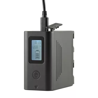   (Jupio) *ProLine* NP-F970 LCD (Micro USB + USB-C bemenet / USB 5V 2.1A kimenet) 10050mAh Ean Kód: 8719743933187