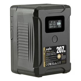   (Jupio) *ProLine* Extreme 207 V-bajonettes akkumulátor 14000mAh (207Wh) - LCD kijelző, USB-C PD 65W bemenet/kimenet, D-Tap bemenet/kimenet és USB-A kimenet. Ean Kód: 8719743934665