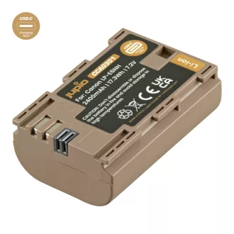   (Jupio) LP-E6NH *ULTRA C* (USB-C bemenet) 2400mAh Ean Kód: 8719743934016