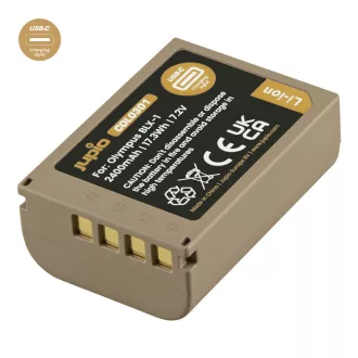  (Jupio) BLX-1 / BLX1 *ULTRA C* (USB-C bemenet) 2400mAh Ean Kód: 8719743934054