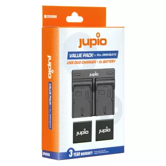   (Jupio) Jupio Value Pack: 2x DMW-BLG10 akkumulátor + USB kettős töltő Ean Kód: 8718503028941