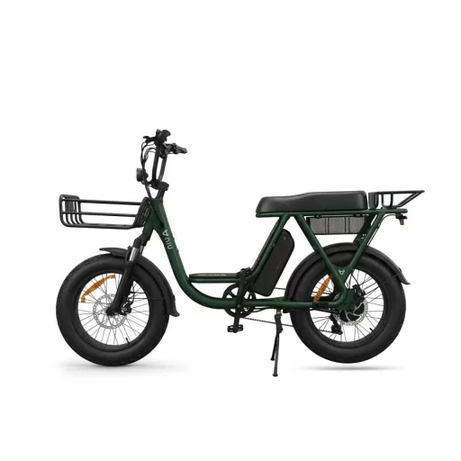 NIU BQi Utility 200 EU zöld elektromos rásegítésű pedelec kerékpár 25km/h