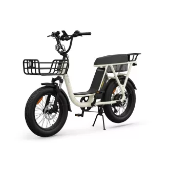   NIU BQi Utility 200 EU fehér elektromos rásegítésű pedelec kerékpár 25km/óra