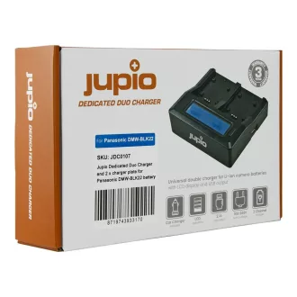   Jupio dupla akkumulátor töltő Panasonic DMW-BLK22 akkumulátorokhoz