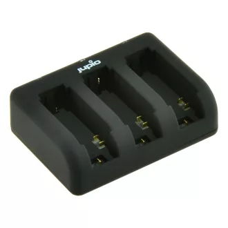   Jupio Compact USB Tripla akkumulátor-töltő GoPro Hero 3/3+/4 akkumulátorokhoz